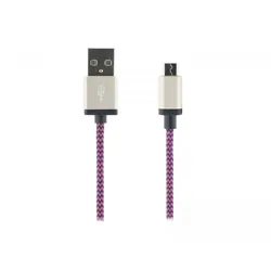 STREETZ USB-A zu USB Micro-B - 1m - Lila