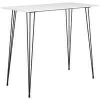 vidaXL 5-tlg. Bar-Set Weiß und Schwarz