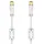 Hama Koaxialkabel für Kabelrouter F-Stecker 3 m Weiß