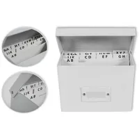 MW-Handel MW Handel Lernbox Karteikasten DIN A6 incl. Register