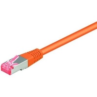 Goobay CAT 6 Patchkabel, S/FTP (PiMF), Orange 2 m