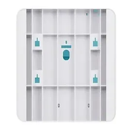 Satino Papierhandtuchspender HYGINITY Interfold S PT2 System 333412 weiß Kunststoff, 1 St.