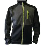 Terrax Strickfleecejacke Gr.M dunkelgrün/schwarz/lime TERRAX
