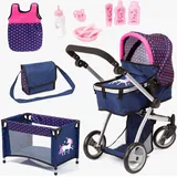Bayer Design Kombi-Puppenwagen Mega Set