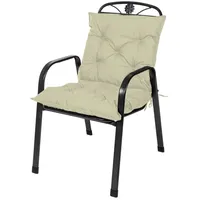 TexDeko Niedriglehner Auflage 100 x 50 x 8 cm beige 1 St.