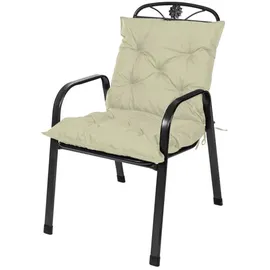 TexDeko Niedriglehner Auflage 100 x 50 x 8 cm beige 1 St.