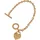 FIRETTI Herz LIEBE Armband Edelstahl goldfarben 20 cm