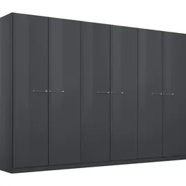 Rauch »Kleiderschrank Schrank Garderobe TOPSELLER OTELI inkl. Inneneinteilung«, mit 3 Innenschubladen extra Böden optional mit Spiegel MADE IN GERMANY, grau