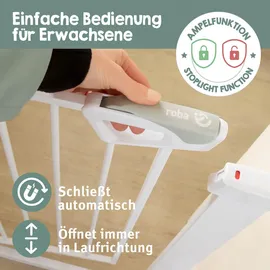 roba Türschutzgitter EasySafe+ 75-82 cm Weiß