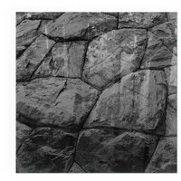 Tulup Glasbodenplatte Funkenschutzplatte 50 x 50 x 0,4 cm Grau