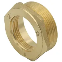 GENERAL FITTINGS Messing Reduzierstück 1 1/4' IG auf 2'