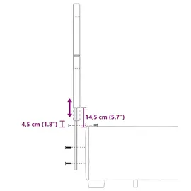 vidaXL Boxspringbett 140 x 200 cm Dunkelbraun