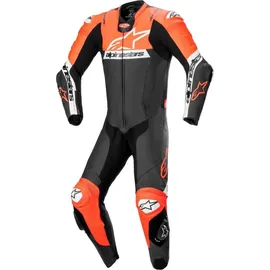 Alpinestars Missile V2 Ward Lederkombi 1tlg. - Schwarz/Neon-Rot/Weiß / 48