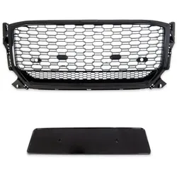 Wabengrill Kühlergrill Schwarz glanz komplett Gitter für Audi Q2 GA alle Modelle