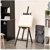 Homcom Staffelei schwarz Polypropylen B/H/L: ca. 5x51x71 cm | Schwarz