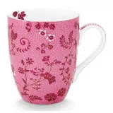 Pip Studio Jolie Flowers Becher 0,35 l Rosa