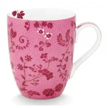 Pip Studio Jolie Flowers Becher 0,35 l Rosa