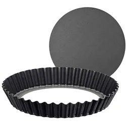 Tramontina BRASIL Quiche-/ Tarteform mit Hebeboden, Ø 24 cm, antihaftbeschichtet