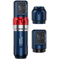 Dragonhawk Fold Pro Wireless Tattoo Maschine Pen Battery Tattoo Pen Rotary Pen Maschine with Battery Adjust Stroke Length 2.4 to 4.2mm