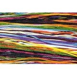 Seidenbänder, 1 m, farbig sortiert, 8 Stück