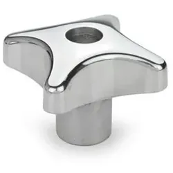 6335-AL-40-M8-D-PL Kreuzgriffe, Aluminium