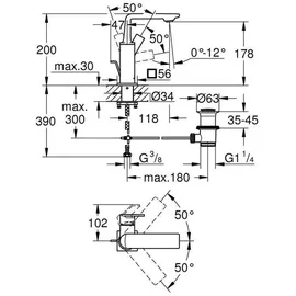 Grohe Allure Einhandmischer Cool Sunrise