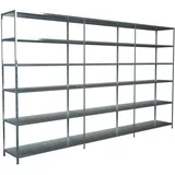 SCHULTE Regalwelt Steckregal »Stecksystem Grund- und 2x Anbauregale«, Metall verzinkt, 320x230x35cm (4647-V)