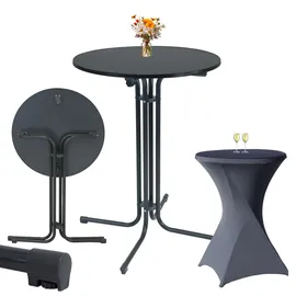 Trutzholm Stehtisch klappbar Ø 80 cm Anthrazit
