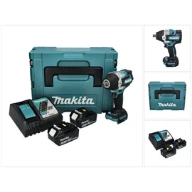 Makita DTW 701 RFJ Akku Schlagschrauber 18 V 700 Nm 1/2" XPT Brushless + 2x Akku 3,0 Ah + Makpac