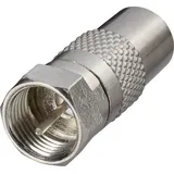 Renkforce RF-4196967 F-Koax-Adapter Anschlüsse: F-Stecker, Koax-Buchse IEC 1St.
