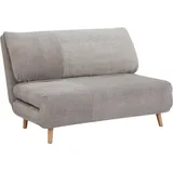 Kauf-Unique Schlafsofa, 2-Sitzer - Cord - Hellgrau - PALULA