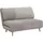 Kauf-Unique Schlafsofa, 2-Sitzer - Cord - Hellgrau - PALULA