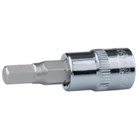 KS Tools 3/8" CHROMEplus Bit-Stecknuss Innensechskant, 3/16"