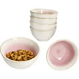 Mambocat 6er Set Reactive Glaze Paris Schale 150ml 6 Pers Pink Schälchen Dessert, Snacks