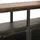 Mendler HWC-N28 Lowboard 55x130x36cm Schwarz/Braun Holz/Metall