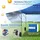 Costway Faltpavillon 3 x 3 m Blau
