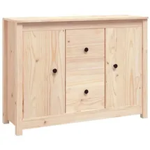 vidaXL Sideboard 100x35x74 cm Massivholz Kiefer