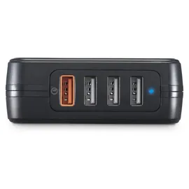 Hama Schnellladegerät 4x USB-A 33 W, Schwarz