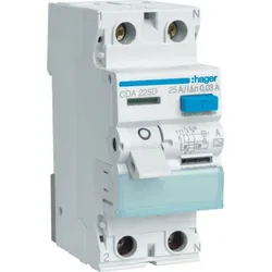 Hager CDA225D, Fehlerstromschutzschalter