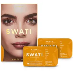 Swati  Accessoires Augen Lentillas mensuales color Miel  in, Einheitsgrösse