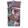 Traumschloss Satin Blumen Rosa 155 x 220 cm + 80 x 80 cm