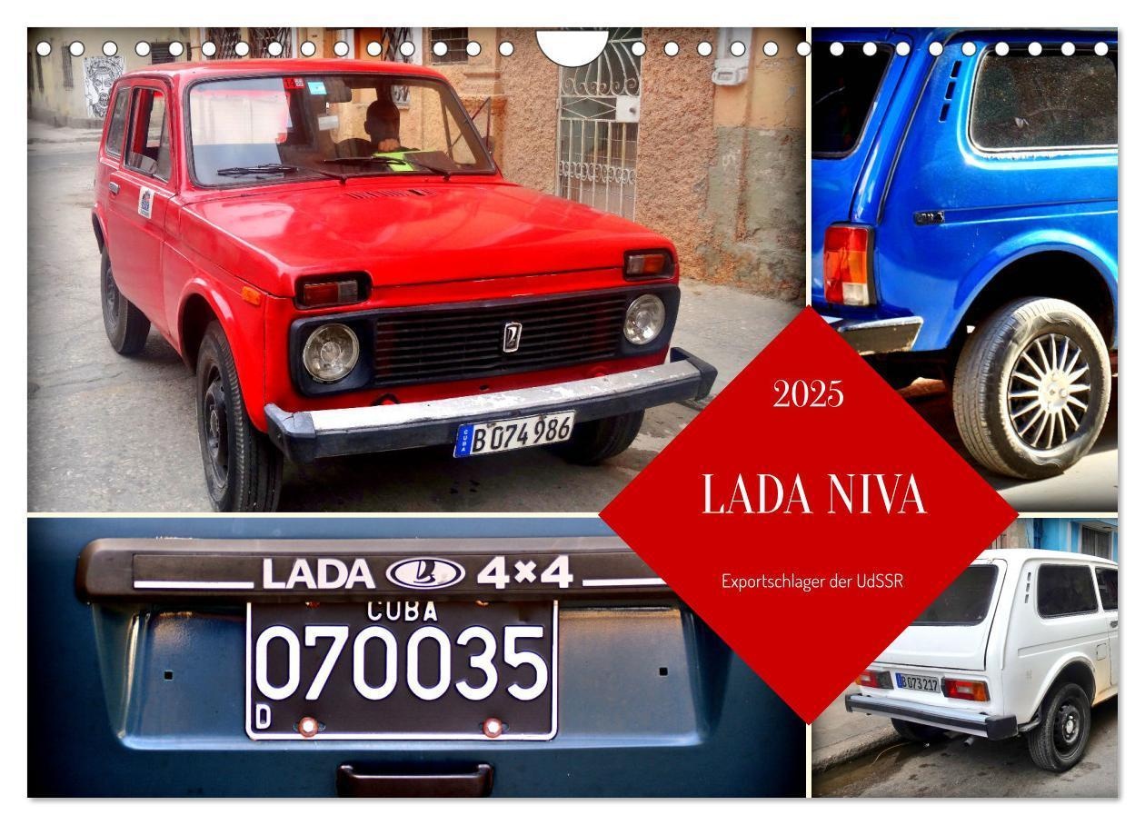 Lada Niva - Exportschlager Der Udssr (Wandkalender 2025 Din A4 Quer)  Calvendo Monatskalender