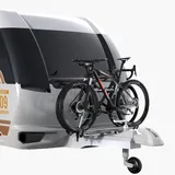 ximplio Fahrradträger Deichsel 2 Fahrräder E-Bike 40kg Silber