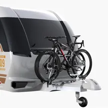 ximplio Fahrradträger Deichsel 2 Fahrräder E-Bike 40kg Silber