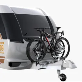 ximplio Fahrradträger Deichsel 2 Fahrräder E-Bike 40kg Silber