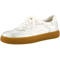 Paul Green Sneaker Low Silber/Weiß Damen 37,5