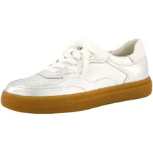 Paul Green Sneaker Low Silber/Weiß Damen 37,5