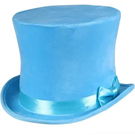 Thetru Flair Zylinderhut Neon blau 60 cm