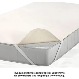 Setex Molton Matratzenschoner 140 x 200 cm beige
