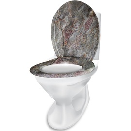 Trisens WC Sitz Toilettensitz mit Absenkautomatik Duroplast Klodeckel Klositz